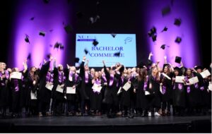 remise des diplômes à neoma business school 